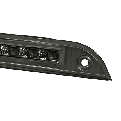 Ronnin - Fits 2000-2004 Ford Focus 3-Door 5-Door Hatchback LED Center High Mount Stop Lamp 3rd Third Brake Light Assembly Piece | Smoke
