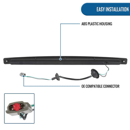 2003-2004 Ford Mustang Cobra Center High Mount Stop Lamp LED Rear Brake Light Piece | Black