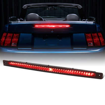 2003-2004 Ford Mustang Cobra Center High Mount Stop Lamp Sequential LED Rear Brake Light Piece | Red