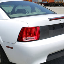 Ronnin - Fits 1999-2004 Ford Mustang Upgraded LED Sequential Turn Signals Tail Lights Assembly Pair | Red
