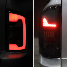 Ronnin - Fits 2002-2006 Dodge Ram 1500 2500 3500 Upgraded Full LED Tail Lights Assembly Pair | Black Smoke | White Tube