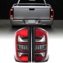 Ronnin - Fits 2002-2006 Dodge Ram 1500 2500 3500 Upgraded Full LED Tail Lights Assembly Pair | Black