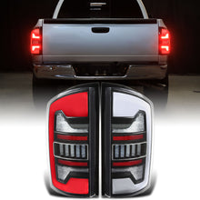 Ronnin - Fits 2007-2009 Dodge Ram 1500 2500 3500 Upgraded Full LED Integrated Brake Lamps and Turn Signal Tail Lights Assembly Replacement Pair | Black | White Tube