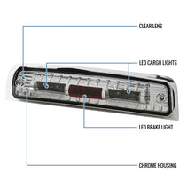 Ronnin - Fits 2009-2013 Dodge Ram 1500 2010-2013 Ram 2500 3500 LED High Mount Stop Light Third 3rd Brake Lamp Piece | Chrome