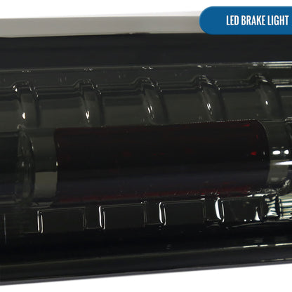 Ronnin - Fits 2009-2013 Dodge Ram 1500 2010-2013 Ram 2500 3500 LED High Mount Stop Light Third 3rd Brake Lamp Piece | Smoke