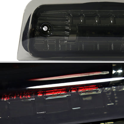 Ronnin - Fits 2009-2013 Dodge Ram 1500 2010-2013 Ram 2500 3500 LED High Mount Stop Light Third 3rd Brake Lamp Piece | Smoke