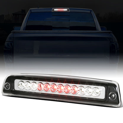 Ronnin - Fits 1994-2001 Dodge Ram 1500 1994-2002 Ram 2500 3500 LED High Mount Stop Light Third 3rd Brake Lamp Piece | Chrome