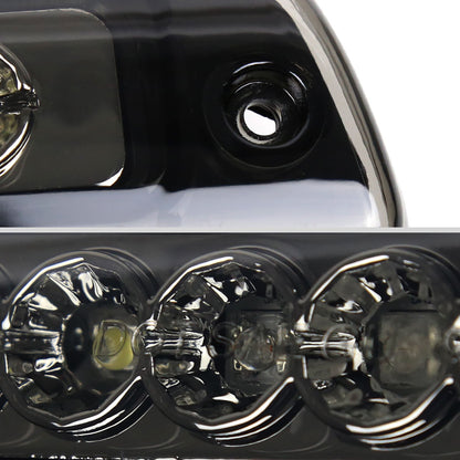 Ronnin - Fits 1994-2001 Dodge Ram 1500 1994-2002 Ram 2500 3500 LED High Mount Stop Light Third 3rd Brake Lamp Piece | Smoke