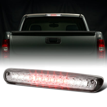 2007-2012 Chevy Silverado GMC Sierra 1500 2500 3500 LED High Mount Stop Light Third 3rd Brake Lamp Piece | Chrome