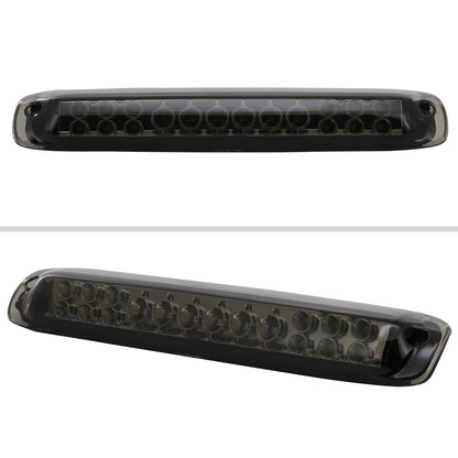 Ronnin - Fits 1999-2006 Chevy Silverado GMC Sierra 1500 2500HD 3500 LED Center High Mount Stop Lamp 3rd Third Brake Light Assembly Piece | Smoke