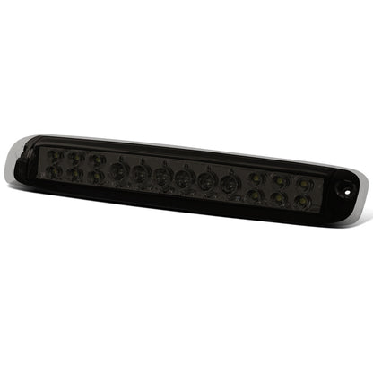 Ronnin - Fits 1999-2006 Chevy Silverado GMC Sierra 1500 2500HD 3500 LED Center High Mount Stop Lamp 3rd Third Brake Light Assembly Piece | Smoke