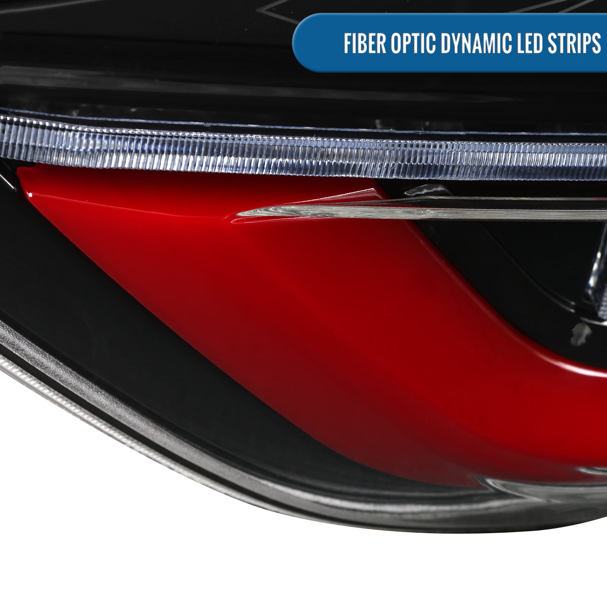 2011-2014 Toyota Sienna Upgrade Full LED Tail Lights Sequential Turn Signals + Animated Startup Assembly Pair | Gloss Black
