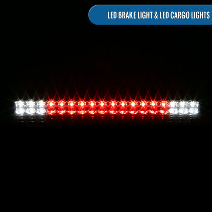 2004-2015 Nissan Titan LED High Mount Stop Light Third 3rd Brake Lamp Piece | Chrome