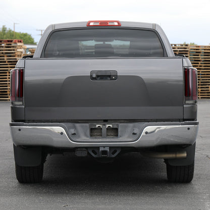 Ronnin - Fits 2007-2013 Toyota Tundra Pickup Truck Full LED Tail Lights Integrated Brake and Sequential Turn Signals + Animated Startup Effect Parking Assembly Pair | Glossy Black
