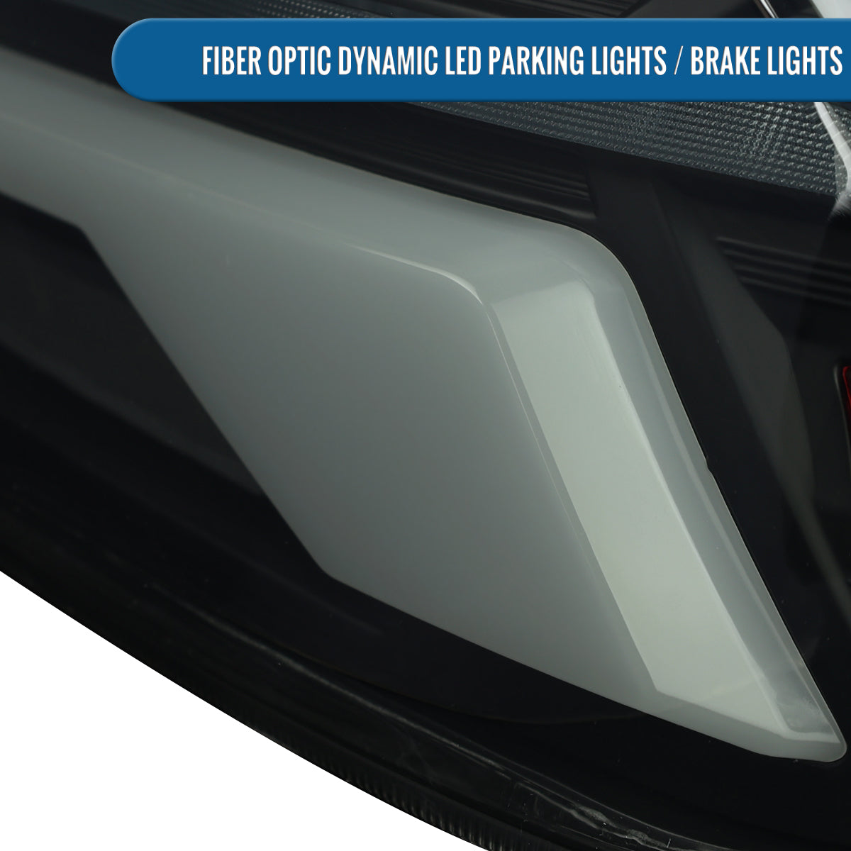 Ronnin - Fits 2015-2021 Subaru WRX | WRX STI US Spec Full LED Tail Lights Animated Startup Effect + Sequential Signal Lamps Assembly Pair | Black Smoke | White Tube