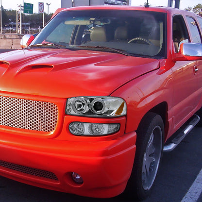 Ronnin - Fits 2000-2007 GMC Sierra Yukon XL Denali Bumper Turn Signal Lights  Replacement Pair | Chrome