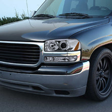 Ronnin - Fits 1999-2007 GMC Sierra Classic Yukon XL Bumper Lights Turn Signal Lamps Replacement Assembly Pair | Chrome