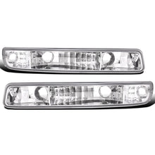 Ronnin - Fits 1999-2007 GMC Sierra Classic Yukon XL Bumper Lights Turn Signal Lamps Replacement Assembly Pair | Chrome