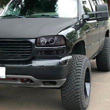 Ronnin - Fits 1999-2007 GMC Sierra Classic Yukon XL Bumper Lights Turn Signal Lamps Replacement Assembly Pair | Black Smoke