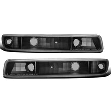 Ronnin - Fits 1999-2007 GMC Sierra Classic Yukon XL Bumper Lights Turn Signal Lamps Replacement Assembly Pair | Black