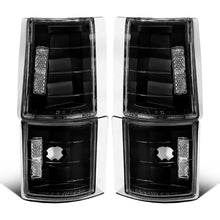Ronnin - Fits 1994-1999 GMC C/K 1500 2500 3500 Suburban Sierra Yukon Factory Replacement Clear Reflector Corner Lights Assembly Pair | Black