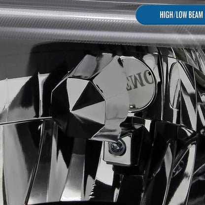 Ronnin - Se adapta a Ford Ranger 1998-2000, luces de circulación diurna LED mejoradas, conjunto de faros delanteros (par) | Negro