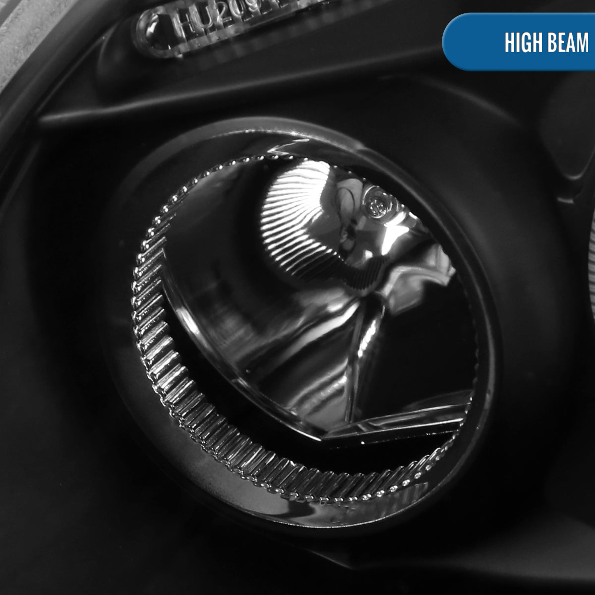 Ronnin - Fits 1998-2005 Volkswagen Beetle Upgrade Replacement Halogen Projector Headlights Assembly Pair | Black