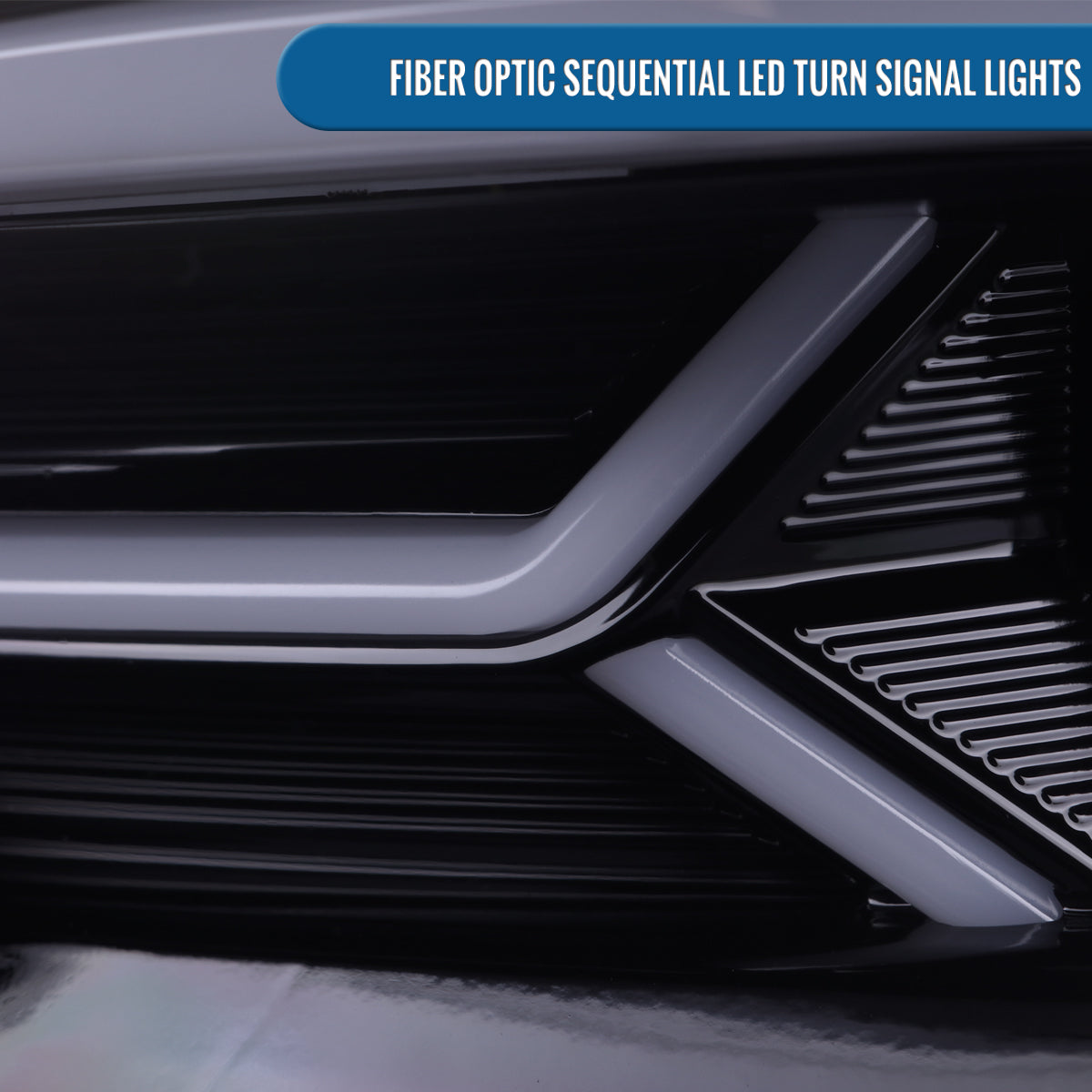 Ronnin - Compatible con Dodge Charger 2015-2023, Luces Delanteras Halógenas con Proyector LED Secuenciales Mejoradas de Repuesto, Par | Negro Humo