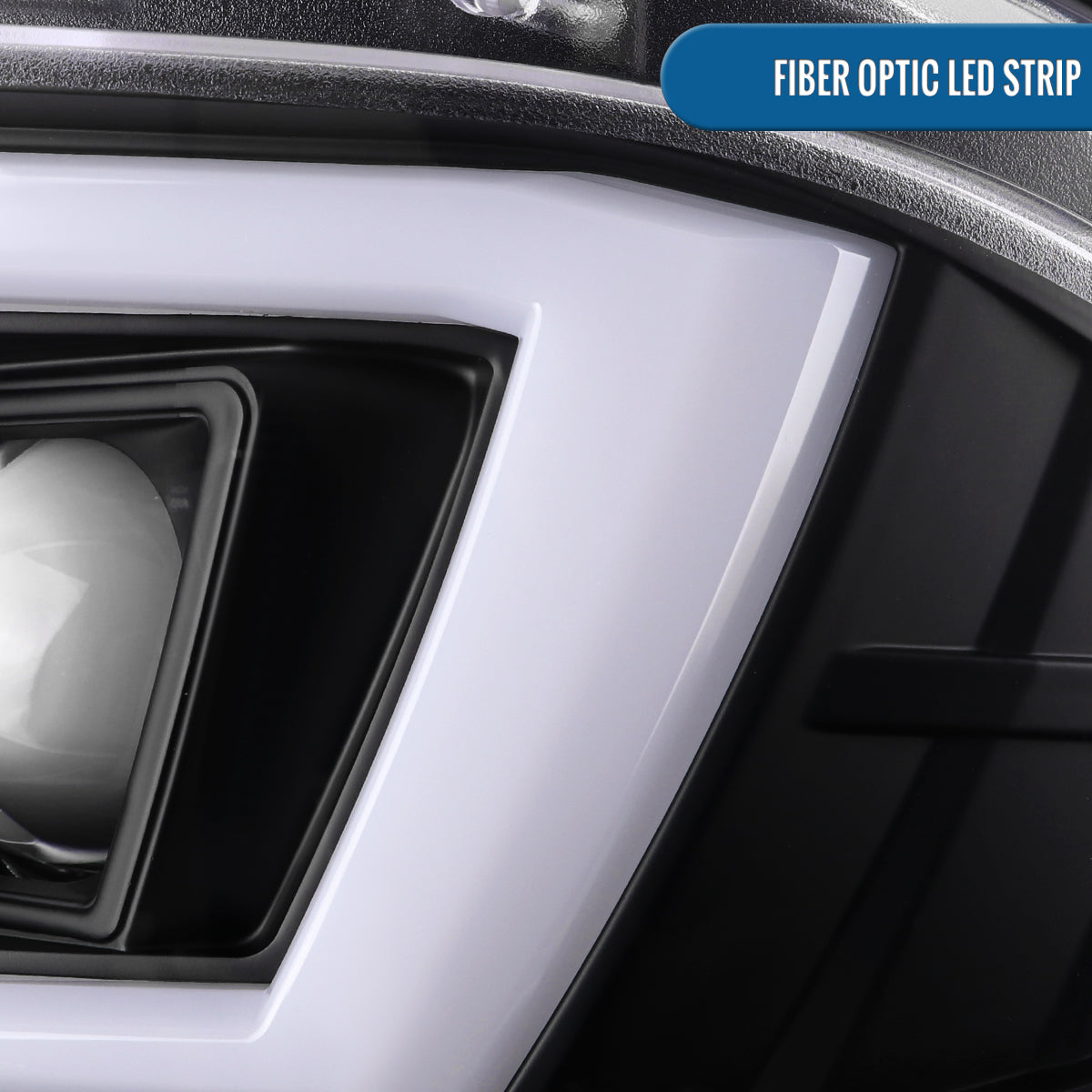 Ronnin - Compatible con Dodge Charger 2015-2023, Luces Delanteras Halógenas con Proyector LED Secuencial y Direccionales Mejoradas, Par | Negro