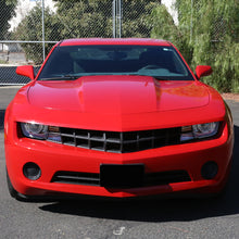 Ronnin - Compatible con Chevy Camaro 2010-2013, par de conjuntos de faros delanteros tipo proyector halógeno con tubo de luz LED de circulación diurna mejorado | Cromado