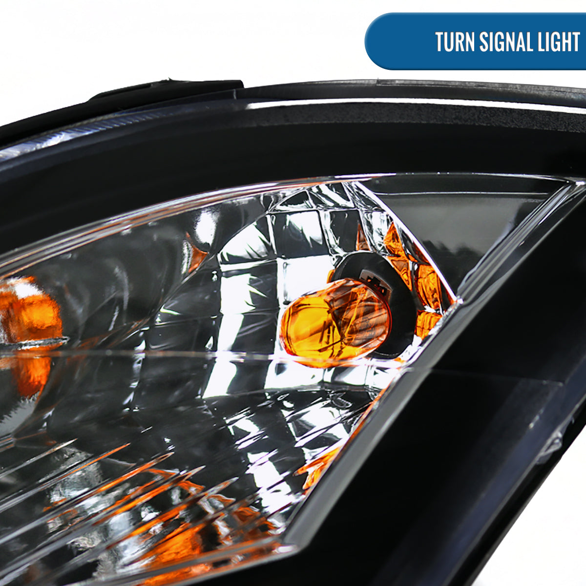 Ronnin - Se adapta a Infiniti G35 cupé 2 puertas 2003-2007, faros delanteros con proyector de aros de doble halo LED de xenón, par de ensamblajes | Negro