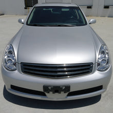 Ronnin - Fits 2005-2006 Infiniti G35 Sedan Projector Headlights LED Running Lights Assembly Pair | Chrome