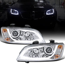 Ronnin - Fits 2008-2009 Pontiac G8 Upgraded Replacement LED Tube Running Lights Projector Headlights Assembly Pair | Chrome