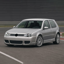 Ronnin - Fits 1999-2006 Volkswagen Golf MK4 GTI Cabrio R32 Upgrade Replacement LED Dual Rims Projector Headlights Assembly Pair | Chrome