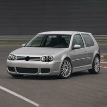 Ronnin - Fits 1999-2006 Volkswagen Golf MK4 GTI Cabrio R32 Upgrade Replacement LED Dual Rims Projector Headlights Assembly Pair | Black