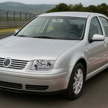 Ronnin - Se adapta a Volkswagen Jetta MK4 de 1999-2005 Faros delanteros con proyector de tubo LED y faros antiniebla, juego mejorado | Cromado