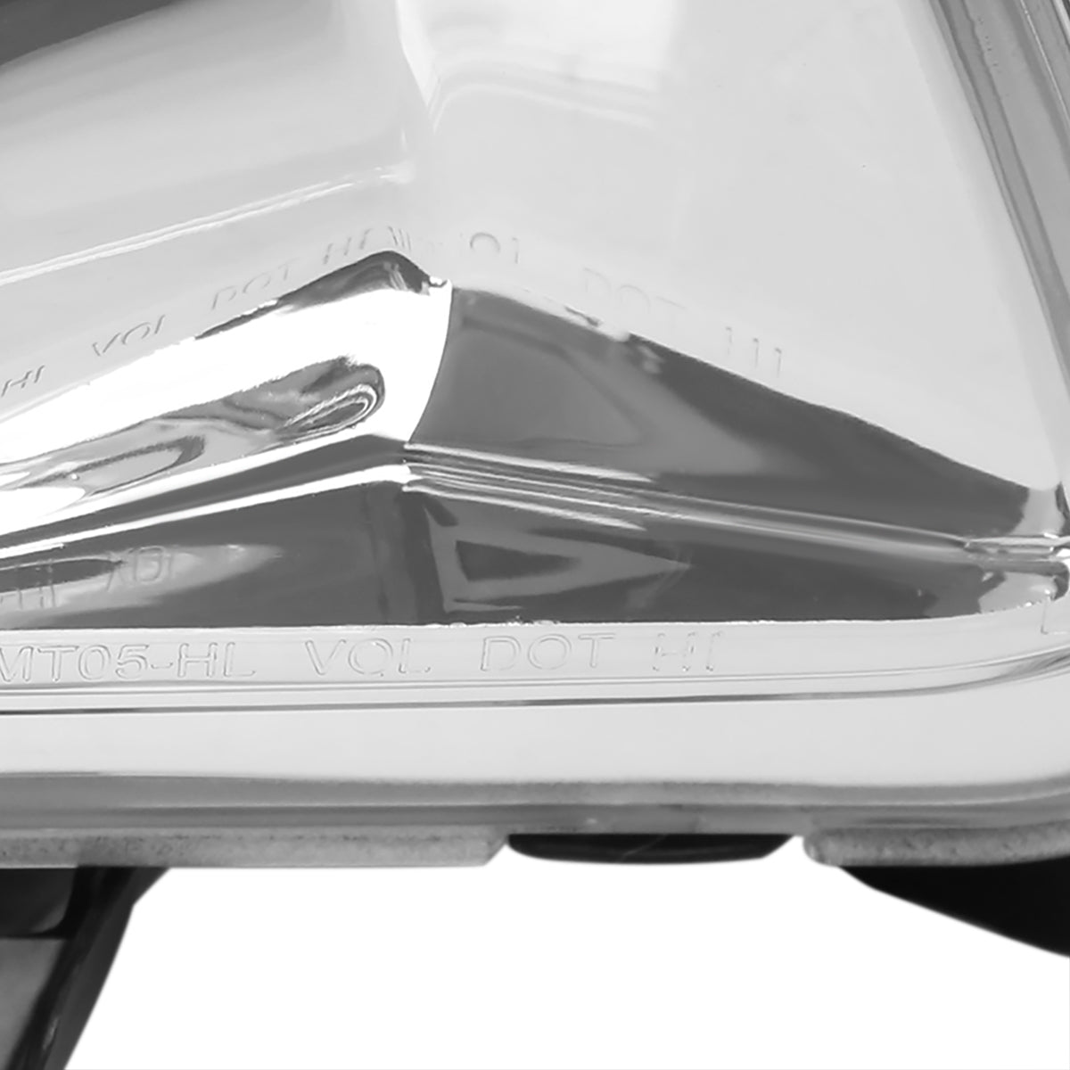 Ronnin - Se adapta a Ford Mustang 2005-2009. Faros delanteros de proyector halógeno con aro de halo LED de repuesto mejorado. Par | Cromo