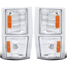 Ronnin - Fits 1994-1999 Chevy C/K 1500 2500 Suburban 3500 Silverado Tahoe Factory Replacement Corner Lights Assembly Pair | Chrome