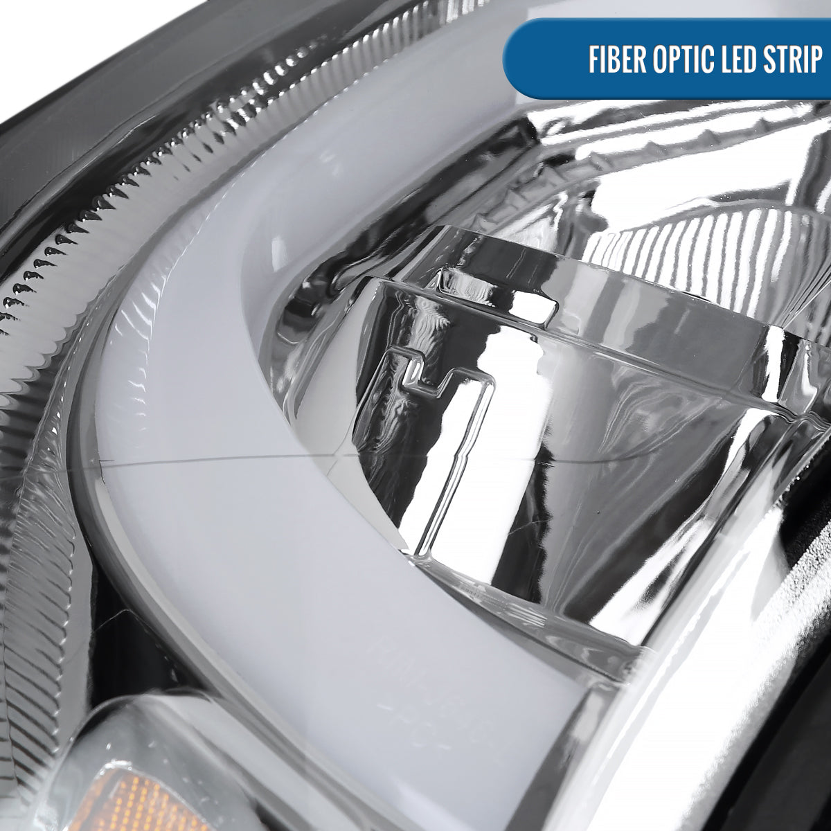 Ronnin - Fits 2015-2022 Chevy Colorado Upgraded Replacement  Halogen Projector Headlights LED Tube Driving Lights  Assembly Pair | Chrome