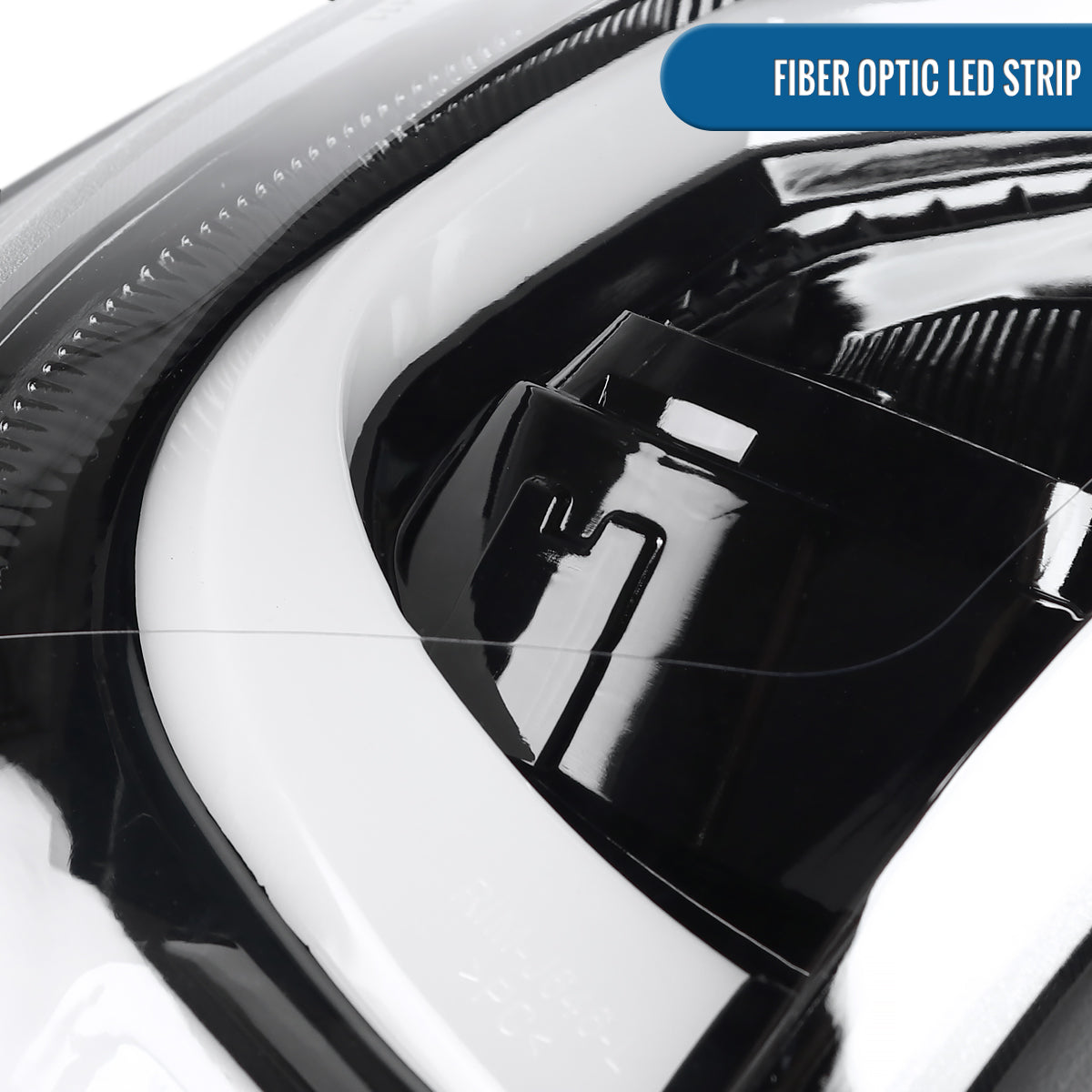 Ronnin - Fits 2015-2022 Chevy Colorado Upgraded Replacement  Halogen Projector Headlights LED Tube Driving Lights  Assembly Pair | Gloss Black