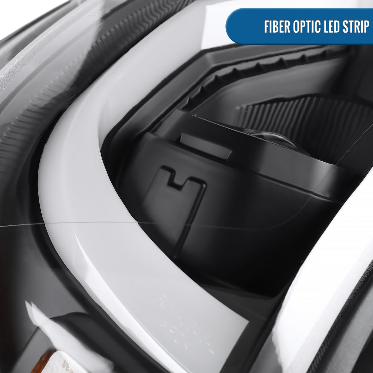 Ronnin - Fits 2015-2022 Chevy Colorado Upgraded Replacement  Halogen Projector Headlights LED Tube Driving Lights  Assembly Pair | Black