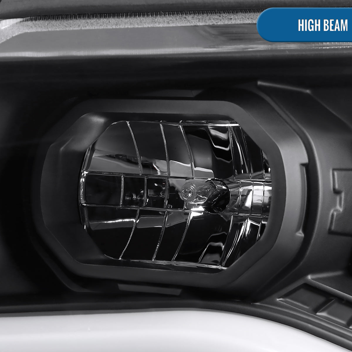 Ronnin - Fits 2015-2022 Chevy Colorado Upgraded Replacement  Halogen Projector Headlights LED Tube Driving Lights  Assembly Pair | Black