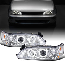 Ronnin - Se adapta a Toyota Corolla 1993-1997 Mejora Reemplazo Faros delanteros LED con doble aro y proyector, par | Cromado