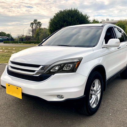 Ronnin - Fits 2007-2011 Honda CR-V CRV Upgraded Replacement LED Tube Projector Headlights Assembly Pair | Black