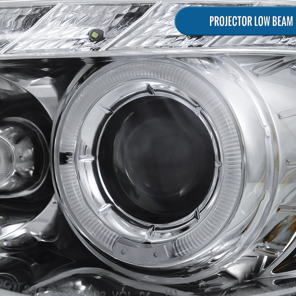 Ronnin - Fits 2004-2013 BMW E87 E81 Euro E82 E88 US 120i 128i 135i Upgraded Replacement LED Angel Eye Projector Headlights Assembly Pair | Chrome