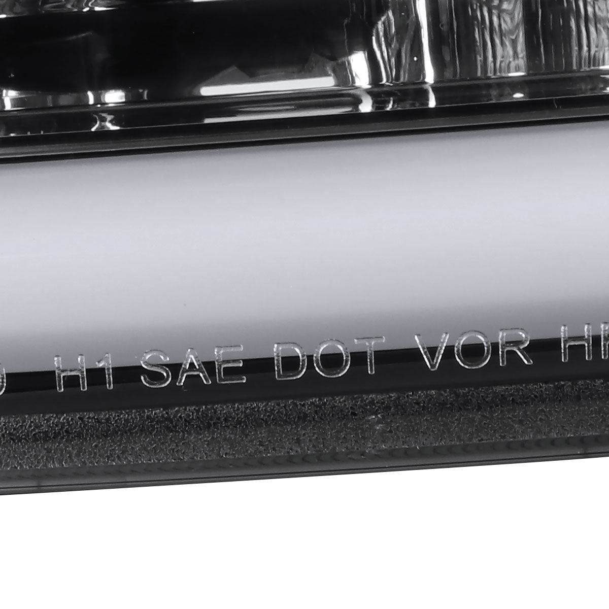 Ronnin - Fits 2004-2008 Ford F150 Lincoln Mark LT Upgraded Replacement LED Tube Driving Lights Projector Headlights Assembly Pair | Gloss Black