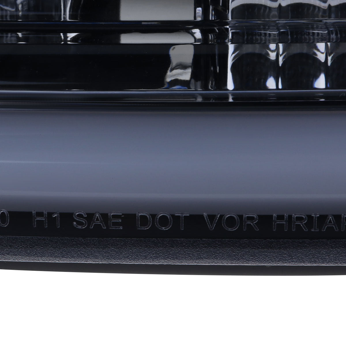 Ronnin - Fits 2004-2008 Ford F150 Lincoln Mark LT Upgraded Replacement LED Tube Driving Lights Projector Headlights Assembly Pair | Black Smoke