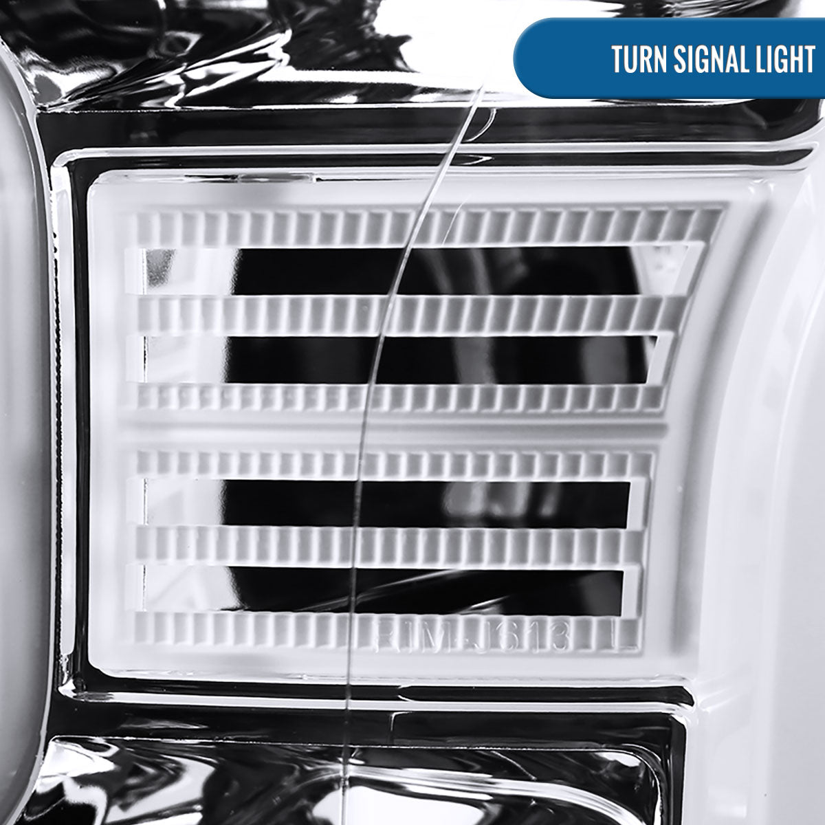 Ronnin - Fits 2015-2017 Ford F150 Upgraded Replacement LED Projector Headlights Assembly Pair | Chrome