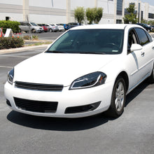 Ronnin - Fits 2006-2016 Chevy Impala 2006-2007 Chevy Monte Carlo Upgrade LED Running Light Tube Projector Headlights Assembly Pair | Gloss Black