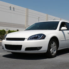 Ronnin - Fits 2006-2016 Chevy Impala 2006-2007 Chevy Monte Carlo Upgrade LED Running Light Tube Projector Headlights Assembly Pair | Black Smoke